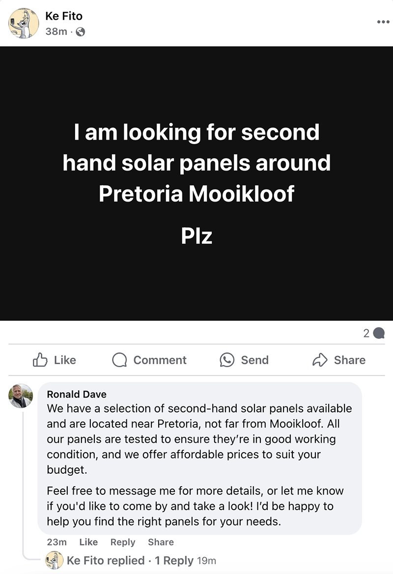 PostLeads AI comment example 6